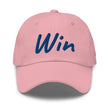 Win In Sapphire Embroidery on Classic Dad Hat