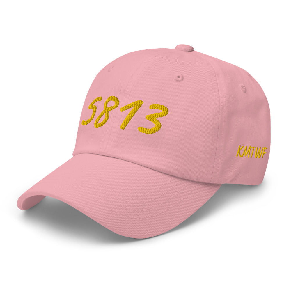 5813 In Gold Embroidery on Classic Dad Hat