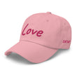 Love In Star Rose Quartz Embroidery on Classic Dad Hat