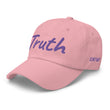 Truth In Amethyst Embroidery on Classic Dad Hat