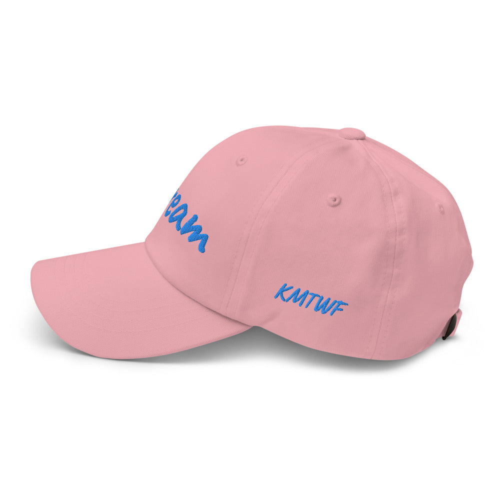 Dream In Sapphire Embroidery on Classic Dad Hat