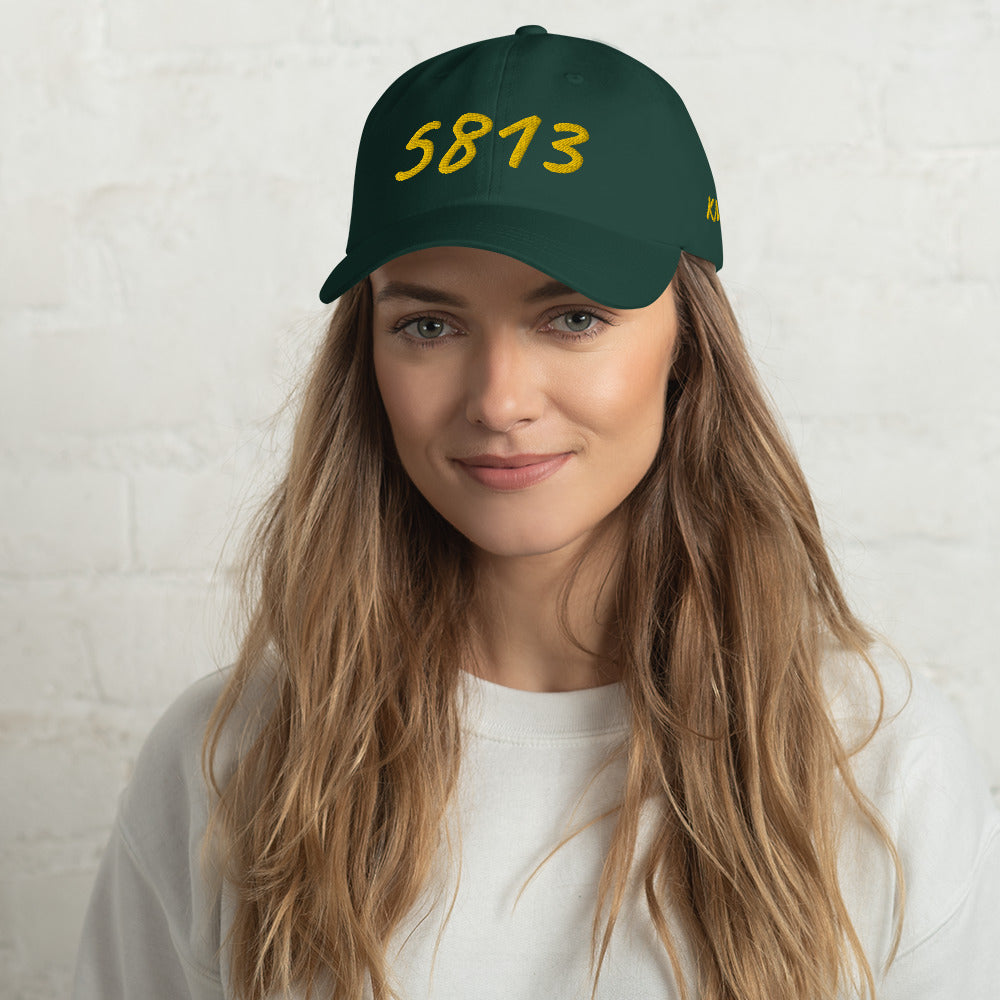 5813 In Gold Embroidery on Classic Dad Hat