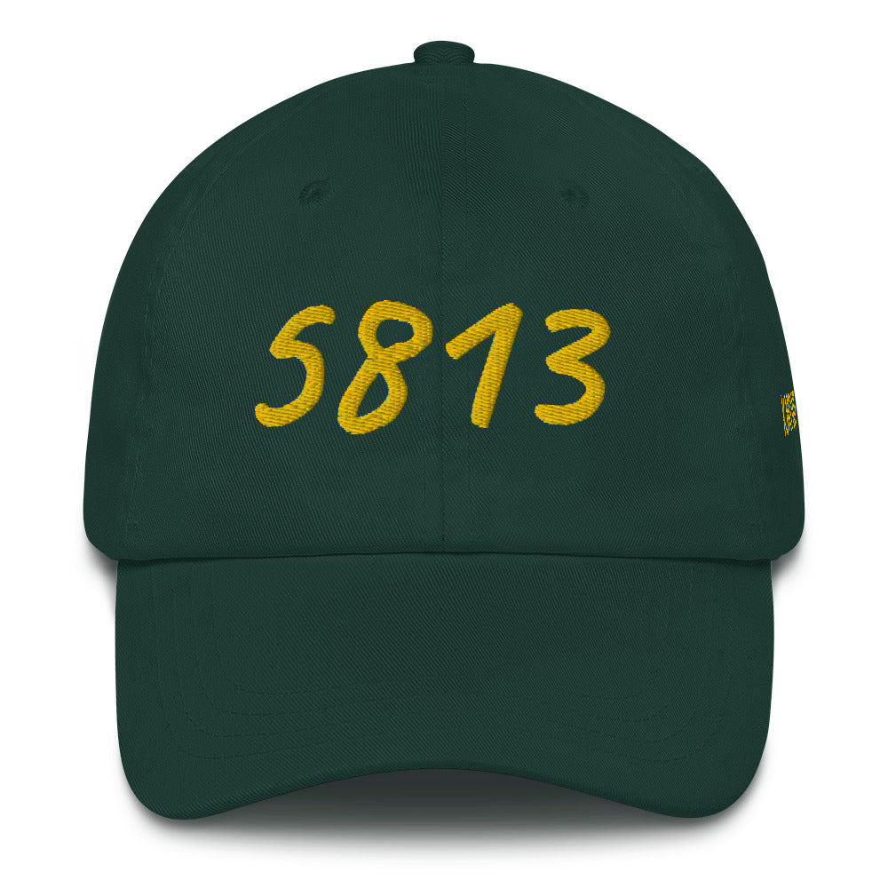 5813 In Gold Embroidery on Classic Dad Hat