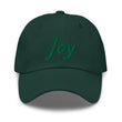 Joy In Emerald Embroidery on Classic Dad Hat