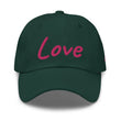 Love In Star Rose Quartz Embroidery on Classic Dad Hat