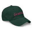 Gratitude In Star Rose Quartz Embroidery on Classic Dad Hat