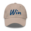 Win In Sapphire Embroidery on Classic Dad Hat