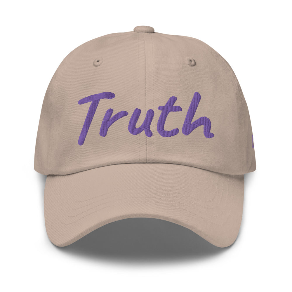 Truth In Amethyst Embroidery on Classic Dad Hat