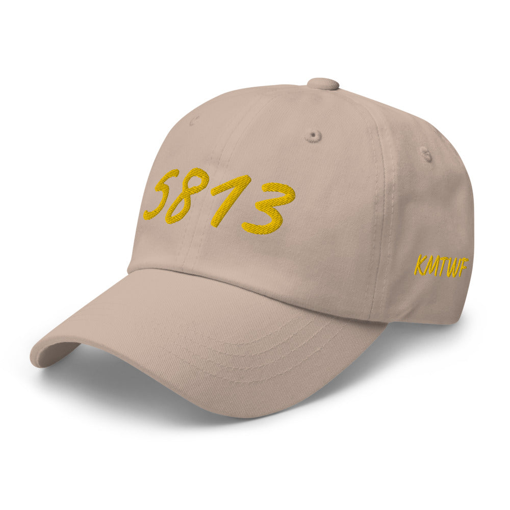 5813 In Gold Embroidery on Classic Dad Hat