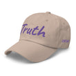 Truth In Amethyst Embroidery on Classic Dad Hat