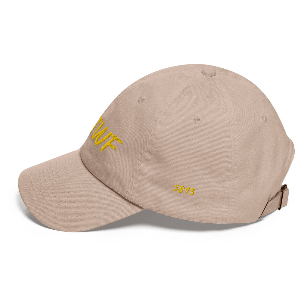 KMTWF In Gold Embroidery on Classic Dad Hat