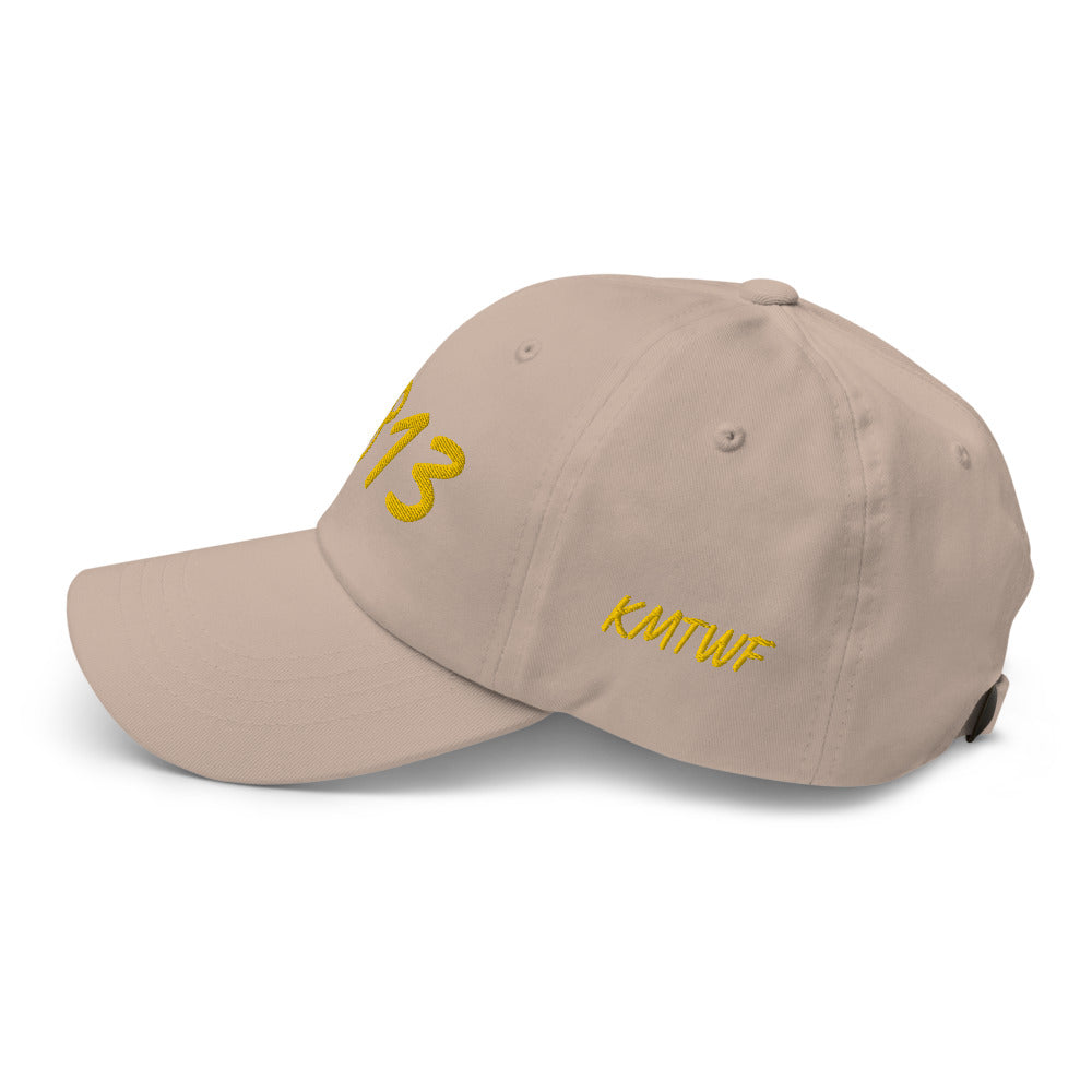 5813 In Gold Embroidery on Classic Dad Hat