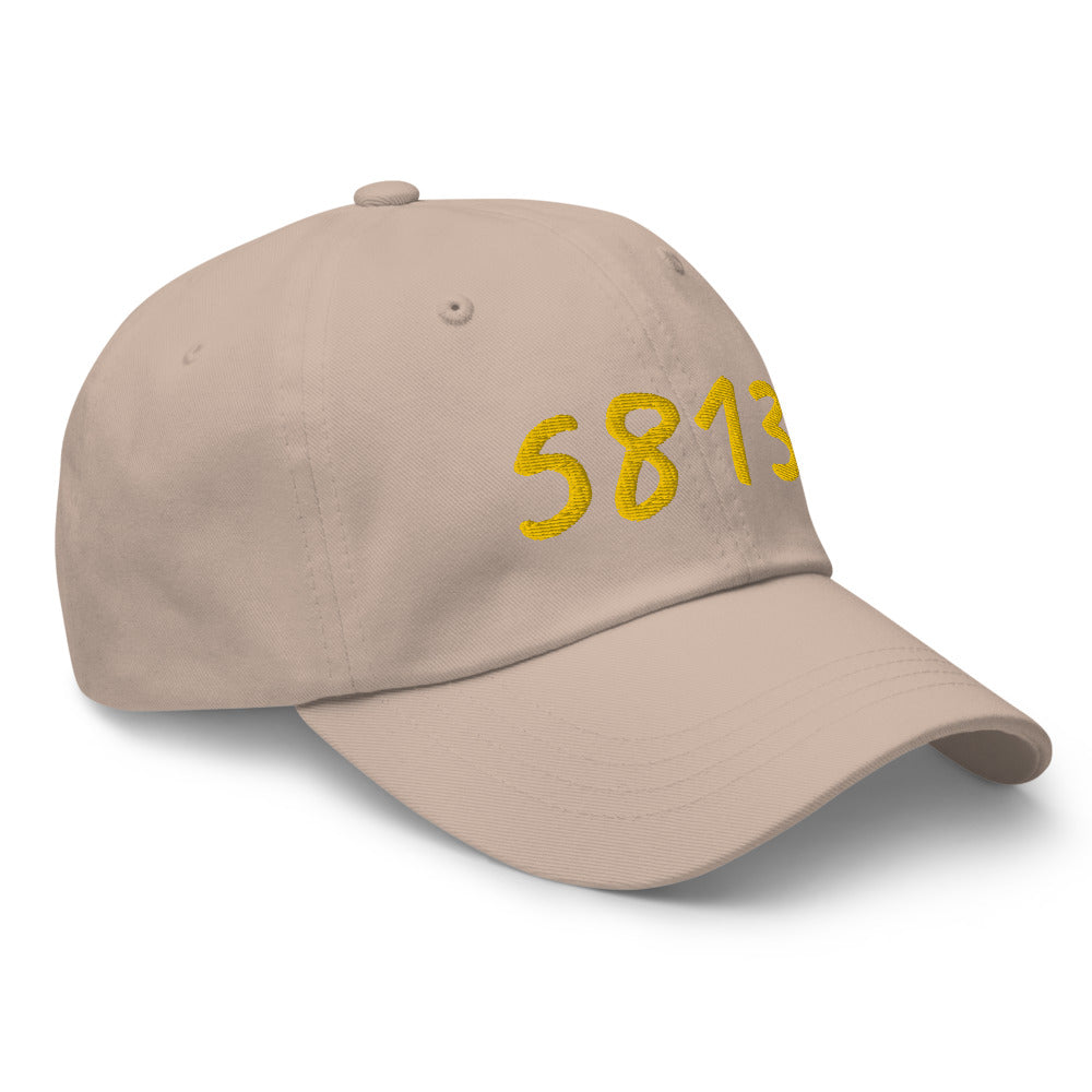 5813 In Gold Embroidery on Classic Dad Hat