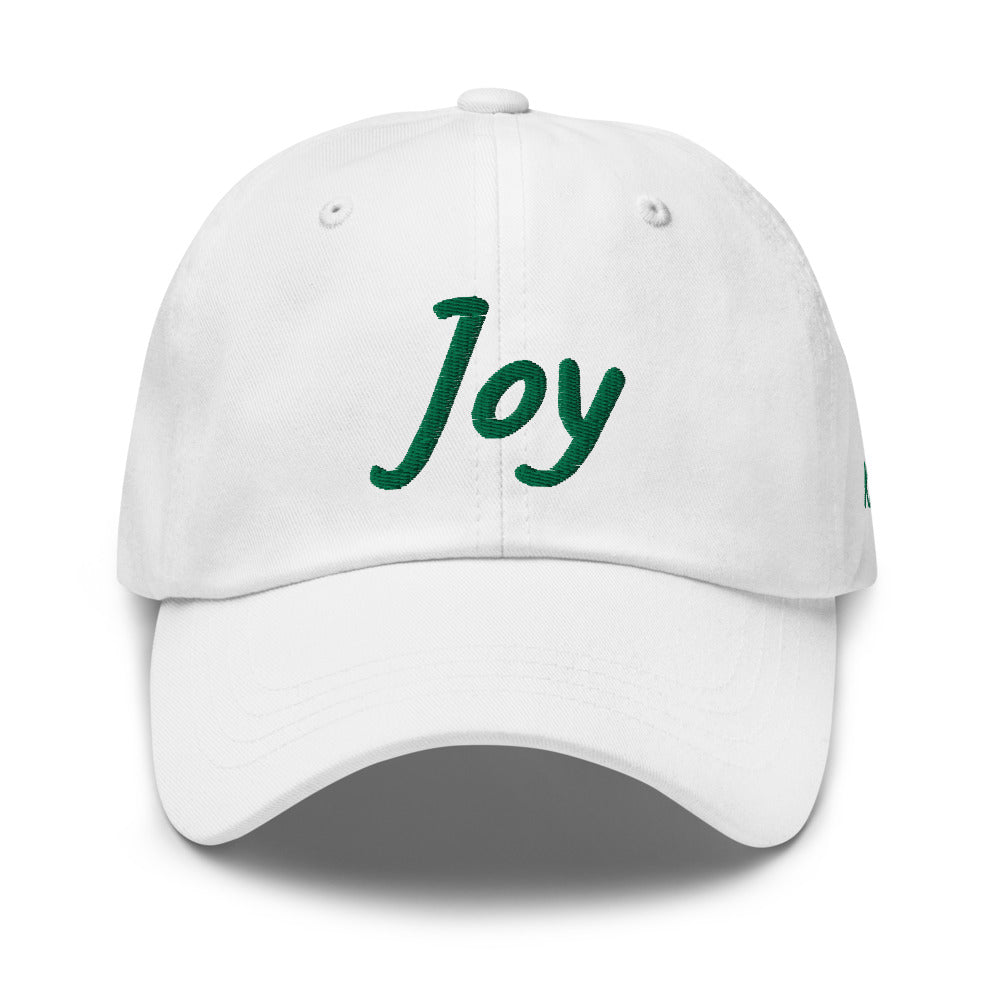 Joy In Emerald Embroidery on Classic Dad Hat