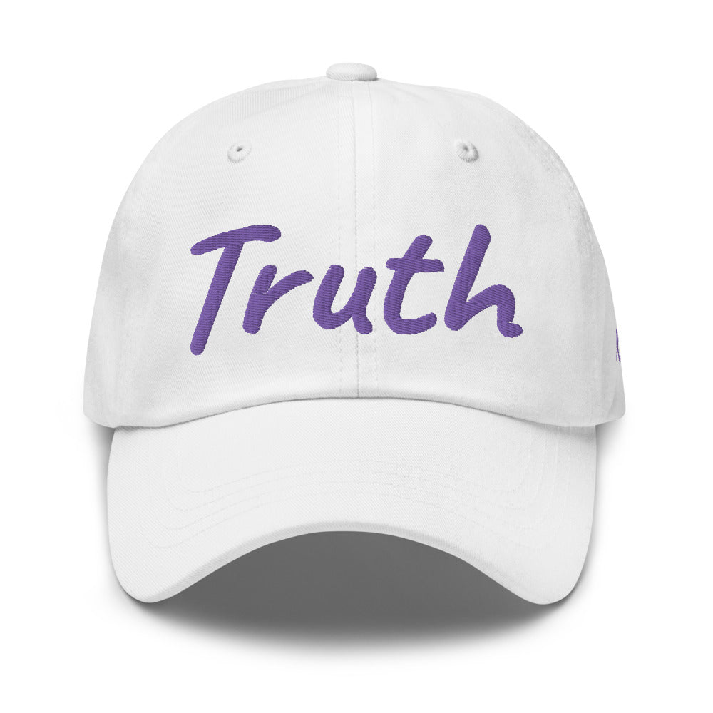 Truth In Amethyst Embroidery on Classic Dad Hat