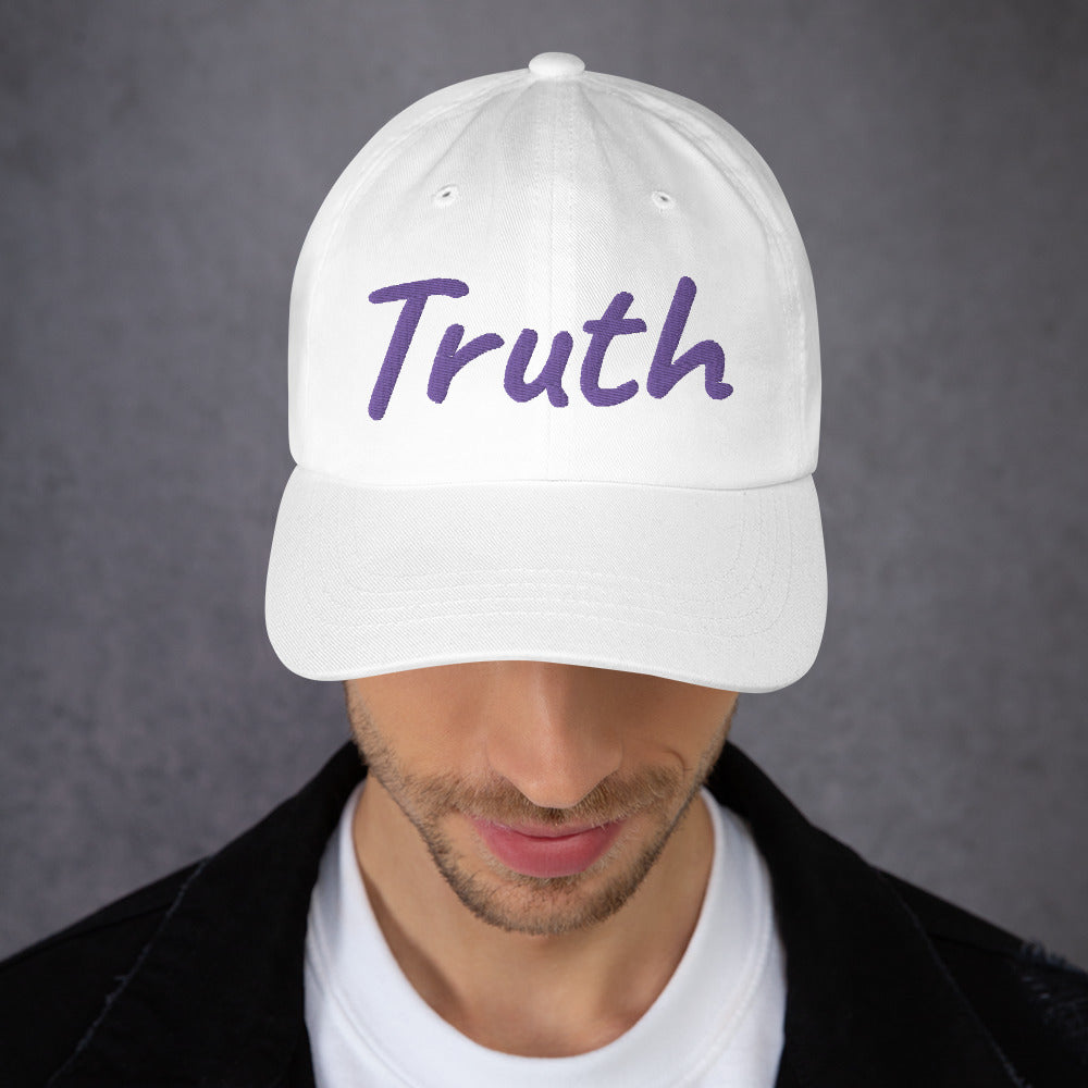 Truth In Amethyst Embroidery on Classic Dad Hat