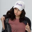 Truth In Amethyst Embroidery on Classic Dad Hat