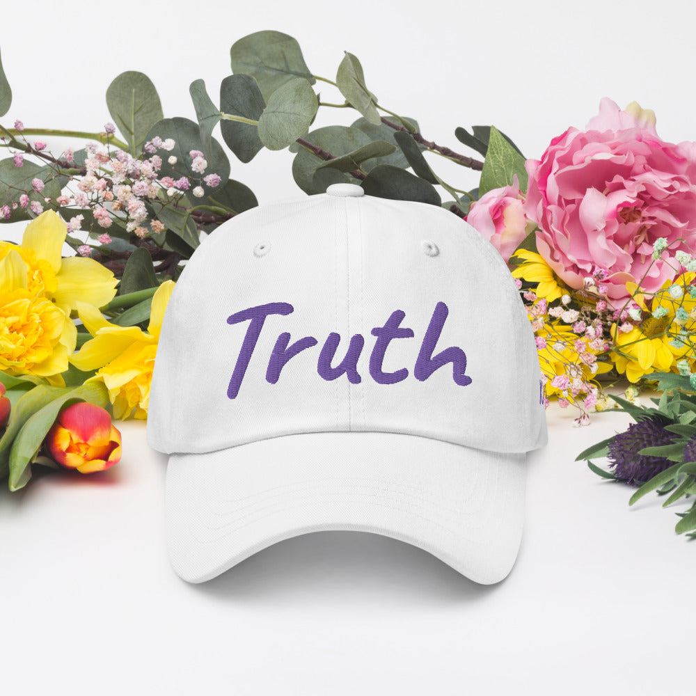 Truth In Amethyst Embroidery on Classic Dad Hat