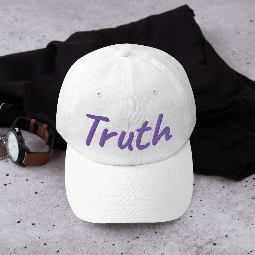 Truth In Amethyst Embroidery on Classic Dad Hat