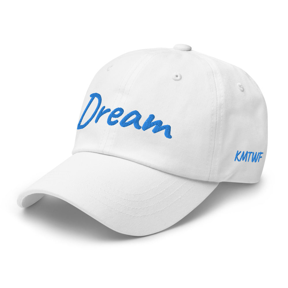 Dream In Sapphire Embroidery on Classic Dad Hat