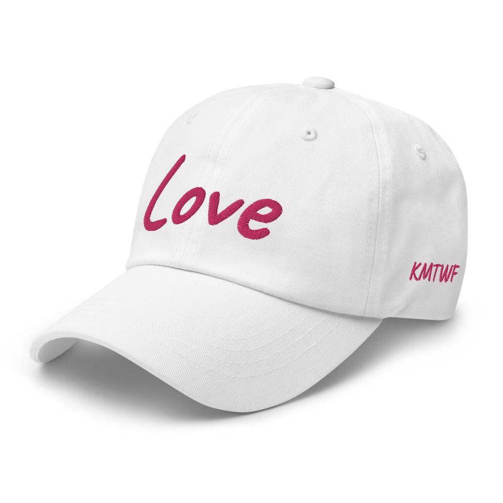 Love In Star Rose Quartz Embroidery on Classic Dad Hat