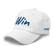 Win In Sapphire Embroidery on Classic Dad Hat