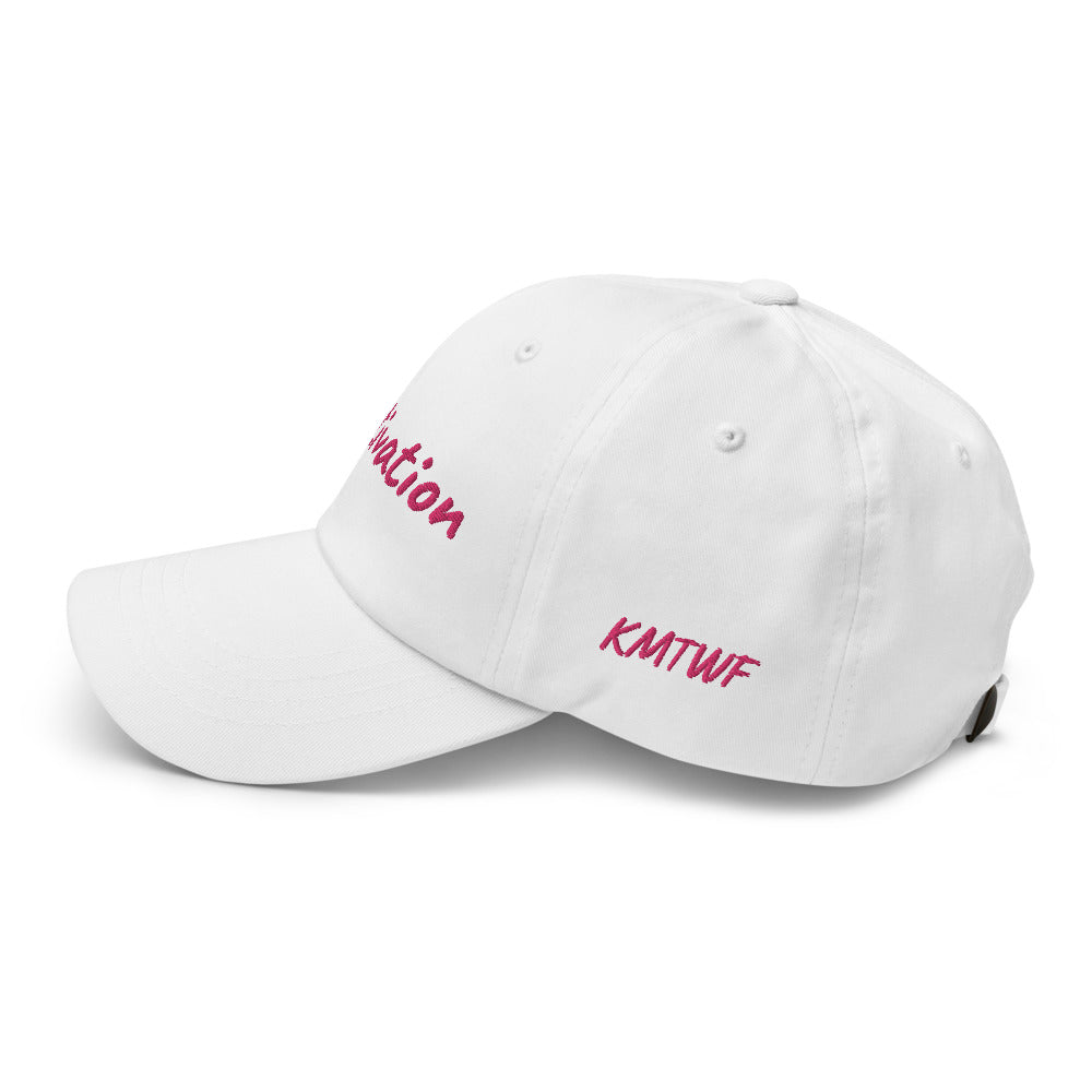 Motivation In Star Rose Quartz Embroidery on Classic Dad Hat