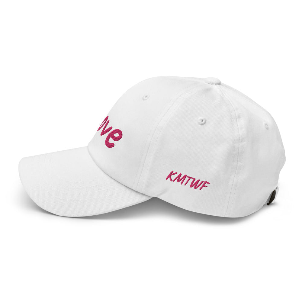 Love In Star Rose Quartz Embroidery on Classic Dad Hat