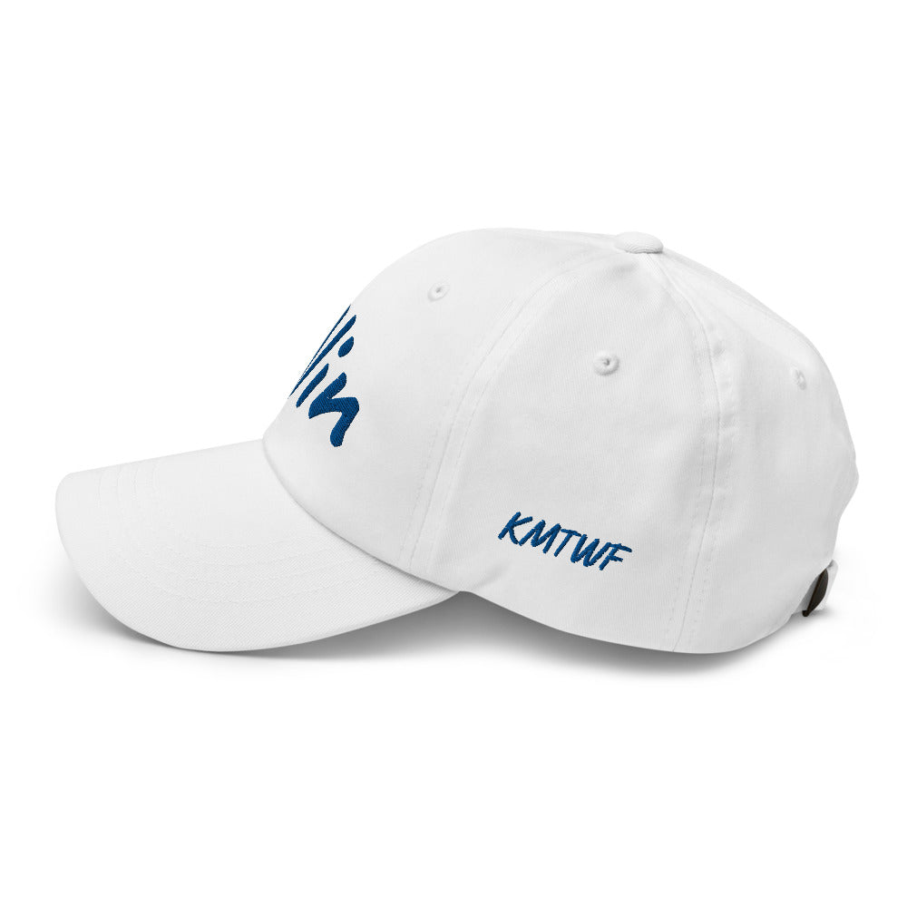 Win In Sapphire Embroidery on Classic Dad Hat