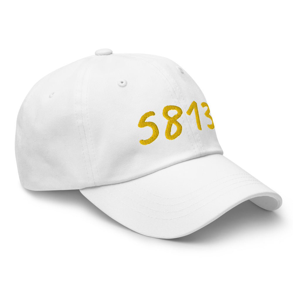 5813 In Gold Embroidery on Classic Dad Hat