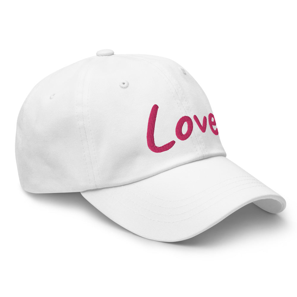 Love In Star Rose Quartz Embroidery on Classic Dad Hat