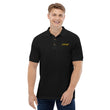 KMTWF In Gold Embroidery on Men's Polo Shirt