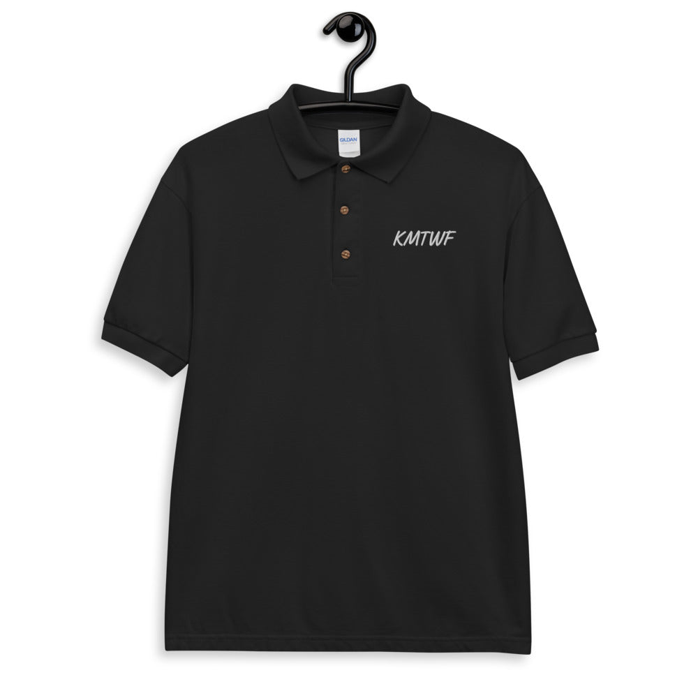 KMTWF In Pearl Embroidery on Men's Polo Shirt