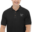 Inspire More In Diamond Embroidery on Men's Polo Shirt