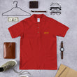 5813 In Gold Embroidery on Men's Polo Shirt