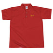 5813 In Gold Embroidery on Men's Polo Shirt