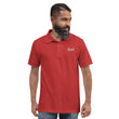 Best In Diamond Embroidery on Men's Polo Shirt