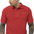 Remember In Celluloid Embroidery on Men's Polo Shirt