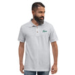 Now In Emerald Embroidery on Men's Polo Shirt