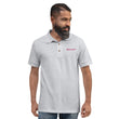 Motivation In Star Rose Quartz Embroidery on Men's Polo Shirt