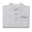 Truism In Amethyst Embroidery on Men's Polo Shirt