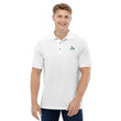 Joy In Emerald Embroidery on Men's Polo Shirt