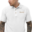 Remember In Celluloid Embroidery on Men's Polo Shirt