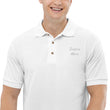 Inspire More In Diamond Embroidery on Men's Polo Shirt