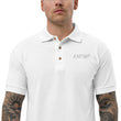 KMTWF In Pearl Embroidery on Men's Polo Shirt