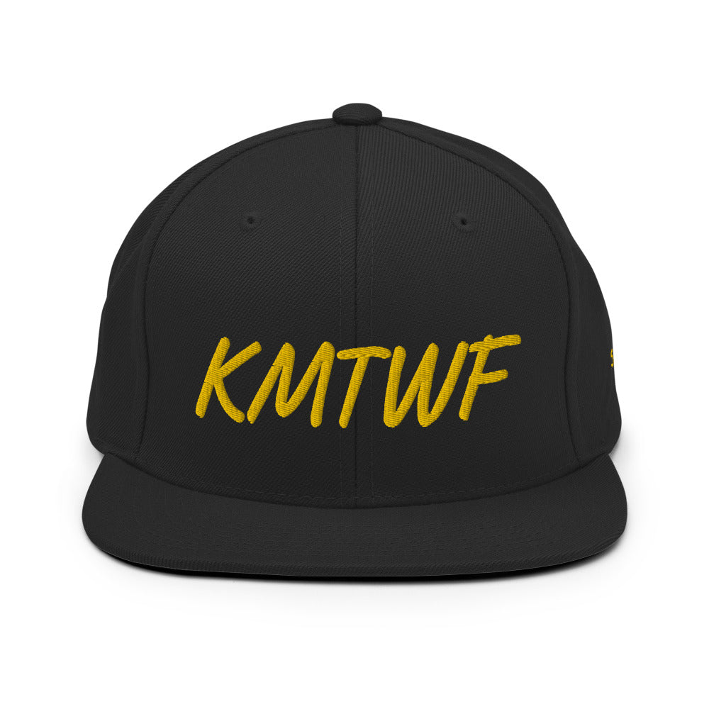 KMTWF In Gold Embroidery on Classic Snapback Hat