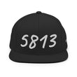 5813 In Pearl Embroidery on Classic Snapback Hat