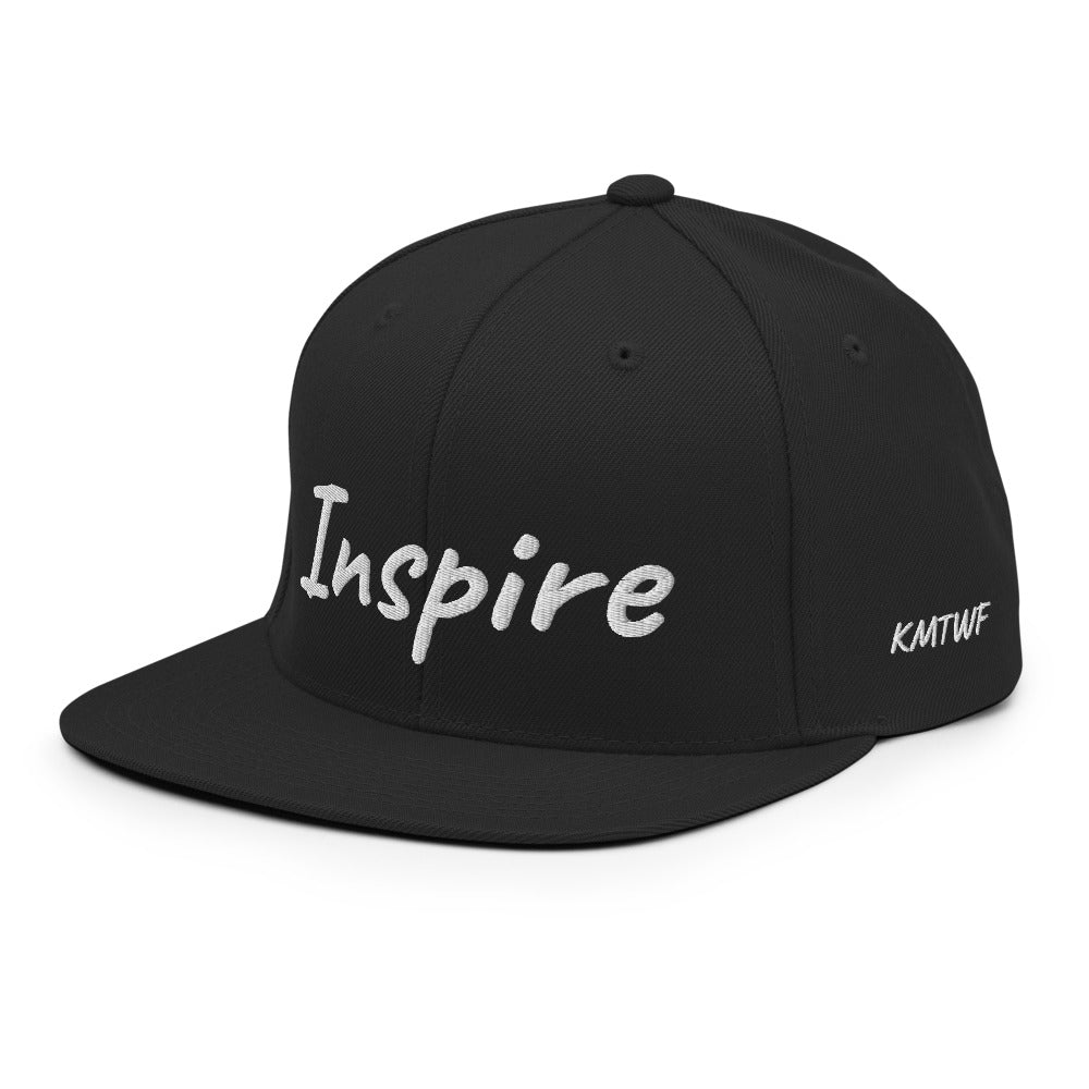 Inspire In Diamond Embroidery on Classic Snapback Hat