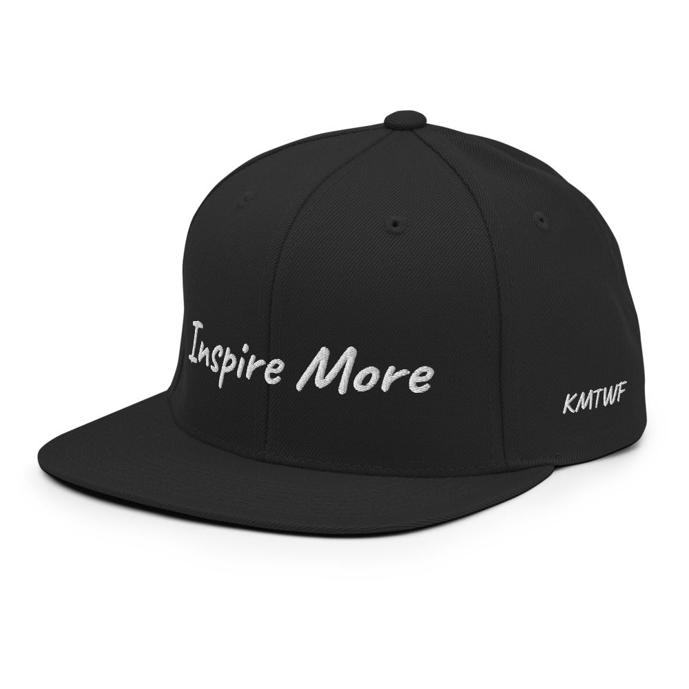 Inspire More In Diamond Embroidery on Classic Snapback Hat