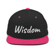 Wisdom In Marble Embroidery on Classic Snapback Hat